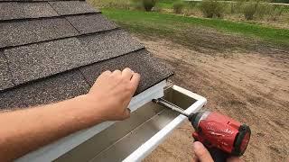 EXTENDED DRIP EDGE! DIY TIP for water leaking between fascia & gutter fix! #diy #howto #like #shorts