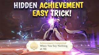 When You Say Nothing at All Genshin Impact 3.6 Achievement - EASY WAY - Iniquitous Baptist