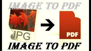 How to Make Image To PDF File || JPG, PNG to PDF converter online.
