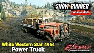 New Truck White Western Star 4964 Power Truck In SnowRunner Phase 6 Update