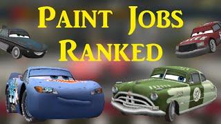 Every Paint Job from Cars: The Video Game Ranked