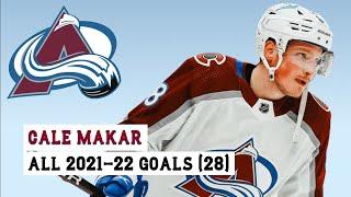 Cale Makar (#8) All 28 Goals of the 2021-22 NHL Season
