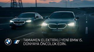 TAMAMEN ELEKTRİKLİ YENİ BMW i5. DÜNYAYA ÖNCÜLÜK EDİN.