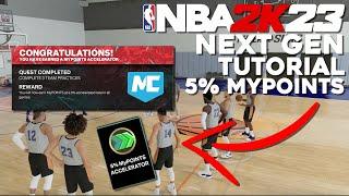 How to Get a 5% MyPoints Accelerator in NBA 2K23 MyCareer | NBA 2K23 Next Gen Tutorial