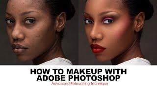 HOW TO MAKEUP WITH ADOBE PHOTOSHOP