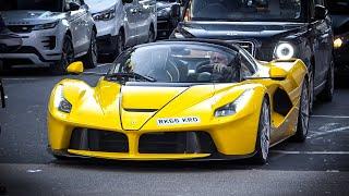 Supercars in London November 2024 - #CSATW683 | LaFerrari Aperta, Bugatti Chiron, Ford GT