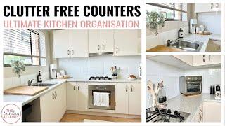 CLUTTER FREE COUNTERS - Ultimate Kitchen Organization  ⭐  || THE SUNDAY STYLIST