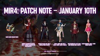 [MIR4] Major Update | Patch Note – January 10th