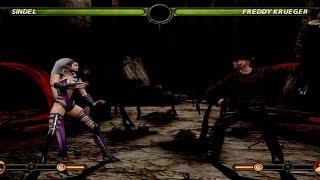 Mortal Kombat 9 - Sindel Vs Freddy Krueger