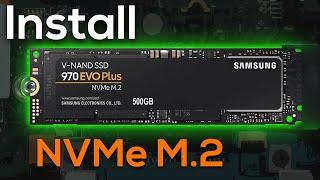 How To Install NVMe M.2 SSD & A Solid State Drive In Laptops