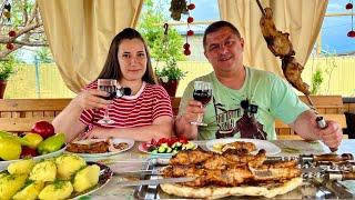 Let's prepare the Most Delicious Dinner - Fish Kebab on the grill! Dinner Recipes