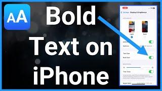 How To Bold Text On iPhone