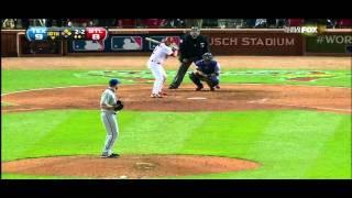 Lance Berkman Cluth Hit Game 6 2011 World Series Cardinals Vs Rangers 10th inning