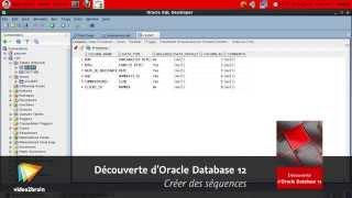 Tutoriel Oracle Database 12 : Créer des séquences | video2brain.com