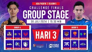  [ID] AP MLBB | Snapdragon Mobile Challenge Finals Group Stage | Season ke-5 Hari ke-3