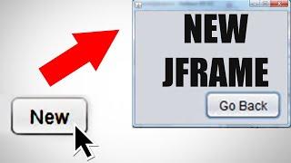 Java SWING #32 - Open New JFrame on Button Click in Java Netbeans
