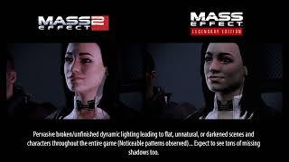 MASS EFFECT LEGENDARY EDITION: Most common LE2 bugs/visual issues explained with clips.