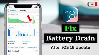 How To Fix Battery Drain Issue on iPhone iOS 18 | Battery Drain After iOS 18 update (Solved)