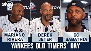 Derek Jeter, Mariano Rivera & several former Yankees salute the '09 WS team at Old Timers' Day | SNY