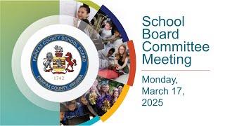 3/17/25 - FCPS Audit Committee Meeting