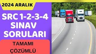 SRC 1-2-3-4 ÇIKMIŞ SORULAR 2024 / EN ÇOK SORULAN SRC SINAV SORULARI / 2024 SRC SINAV SORULARI