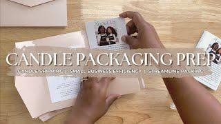 Efficient Candle Packaging Prep || Tips for Streamlining Your Order Packing Process || NO TALKING