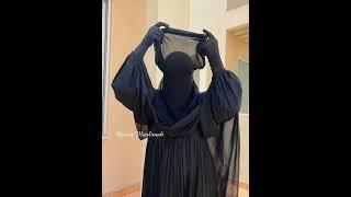 signature Arabian layer niqab tutorial #shorts #status #islamicstatus