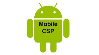 Mobile CSP Overview