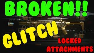 INSTANT LOCKED ATTACHMENTS GLITCH SELECT LOCKED ATTACHMENTS!! DO THIS NOW!! SAVE CUSTOM GAMES CLASS