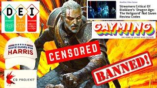 CD PROJEKT RED INFECTED by Woke DEI Sweet Baby Agenda + Dragon Age Veilguard Reviews REMOVED?!