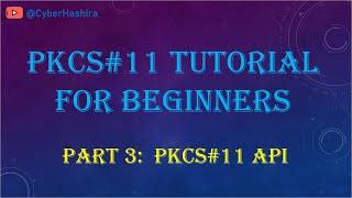 PKCS#11 Tutorial for Beginners | Video-3 : Getting Started with PKCS11 API