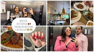 BACK TO BRUSSELS , TUNISIAN GET TOGETHER  ,QUALITY TIME WITH HUBBY & GIRLS NIGHT OUT ‍️| Vlog