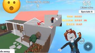 The BEST glitch spots to hide in (hide and seek extreme) (roblox)