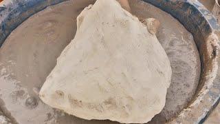 Reuse Cement super sof water Crumbling |ASMR