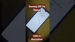 Samsung A01 Frp Bypass #short