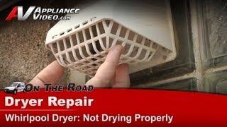 Whirlpool Dryer Repair - Not Drying Properly - MS0603680