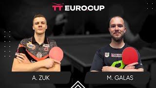 12:50 Arkadiusz Zuk 3 : 2 Michal Galas 06.09.2024 | TT Euro.Cup Poland Elite.