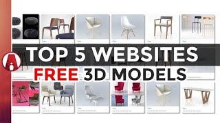 Top 5 paginas web para descargar modelos 3d realistas para SKETCHUP.