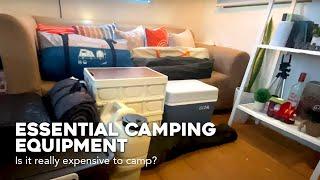 Is Camping Really Expensive? Camping Equipment for Beginners! | Decathlon | Lazada | Shopee