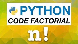 How to Code Factorial in Python using Recursion | Python Programming Tutorial for Beginners