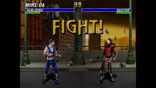 Mortal Kombat 3 Arcade - Sub-Zero Playthrough