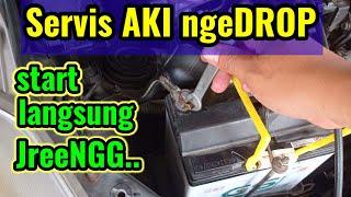 CARA MEMPERBAIKI AKI SOAK ATAU NGEDROP I PENYEBAB MOBIL TIDAK  KUAT STARTER I PENYEBAB AKI TEKOR