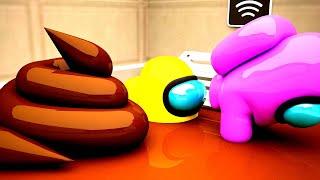 THE BEST COLLECTION ABOUT AN IMPOSTOR AND POOP #9666 | AMONG US - THE FUNNIEST 3D ANIMATION OF 2022