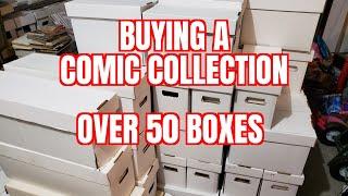 Buying a Comic Book Collection // Comic Haul // Massive Modern Collection