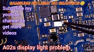 Samsung Galaxy A02s A025 LED Light Problem Backlight Jumper Ways / solution