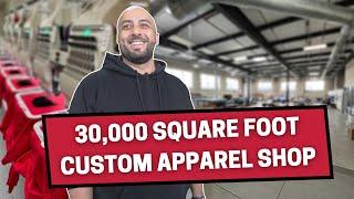 Touring Stitch Kings' 30,000 Square Foot Custom Apparel Shop