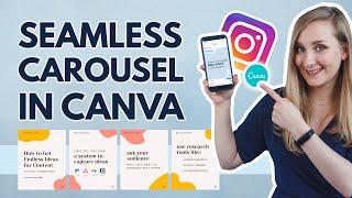 How to Create INSTAGRAM CAROUSEL post with Canva  | Step by Step Canva Tutorial