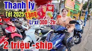 BÀ CHỦ CAO LÊ CHƠI LỚN THANH LÝ XE CŨ VISION FUTURE AB SH MODE SH 125 WAVE EXCITER WINNER TẶNG 2 TR