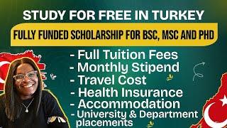 Study In Turkey For Free - BSc, MSc & PhD Scholarships - Apply For Any Course - Everything Covered!!