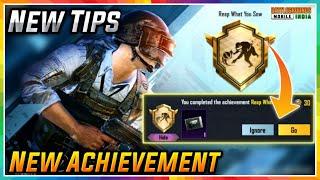 BGMI NEW HIDDEN ACHIEVEMENT | HOW TO COMPLETE REAP WHAT YOU SOW ACHIEVEMENT | TYSON NOOB GAMER